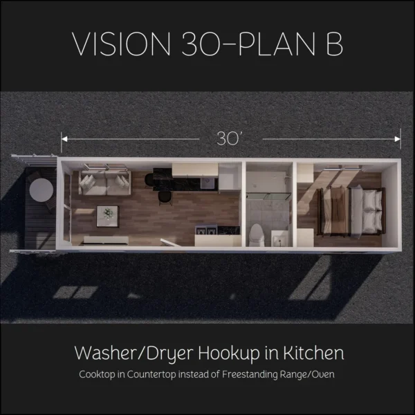 30 Ft Container Home On Wheels